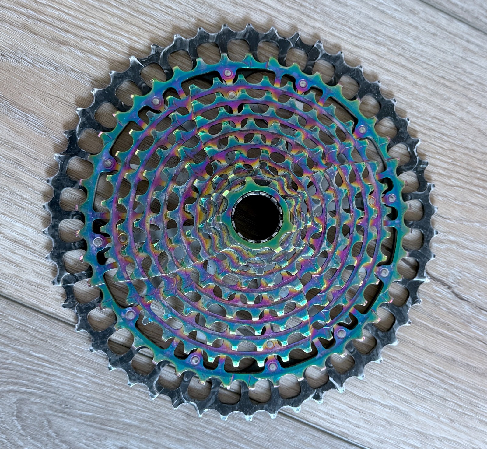 ZTTO Super Light 11 Speed XD Cassette 9-50T Rainbow CNC Black