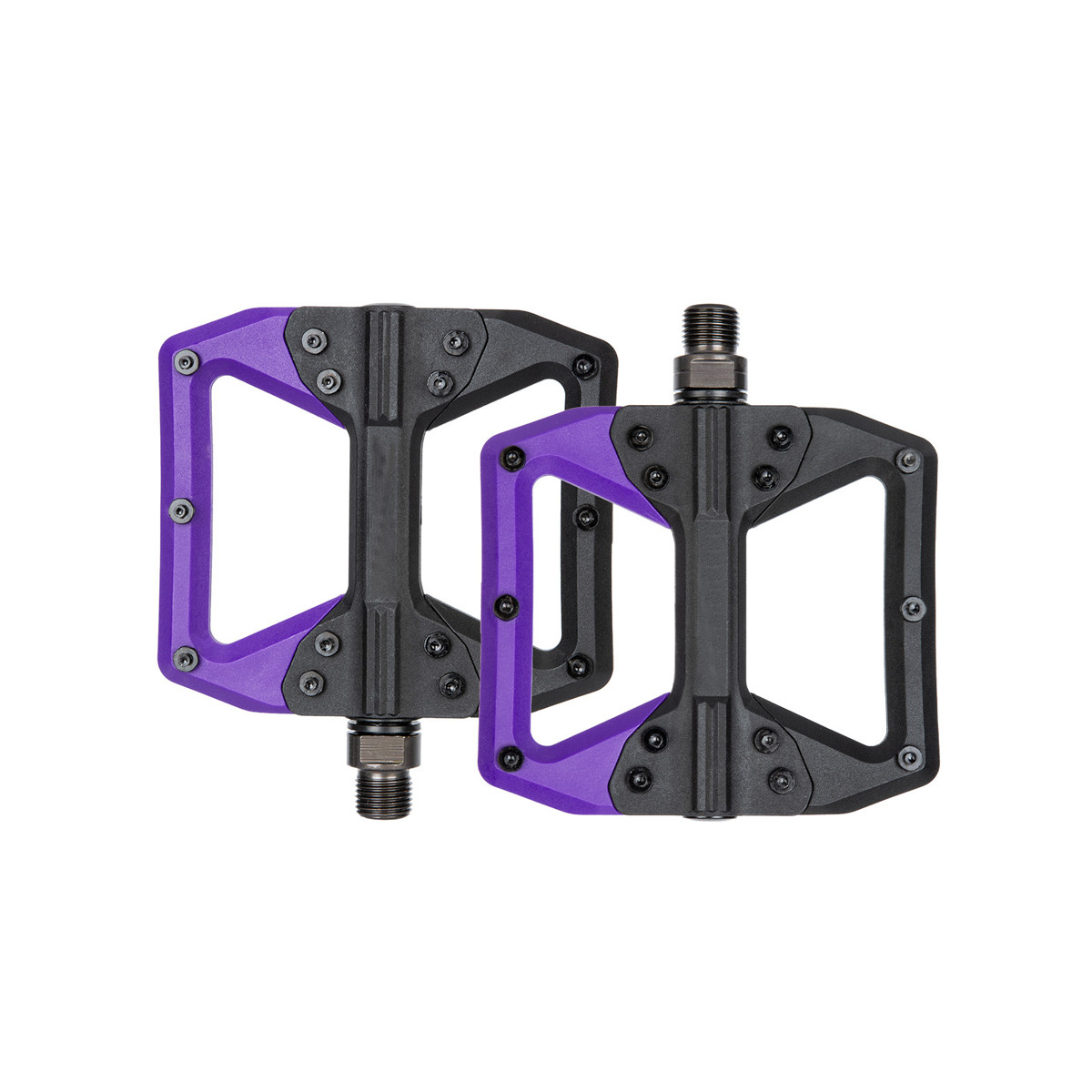 Bike Pedals Nylon Construction 4.80×4.29×0.78inch Size Dual Color Options