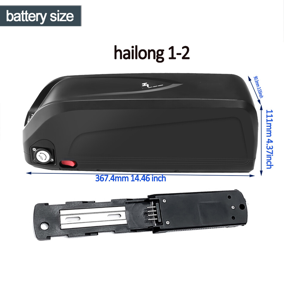 48V Ebike Battery 20Ah 30Ah 15Ah Hailong 0W-1500W Electric Bike Lithium Battery