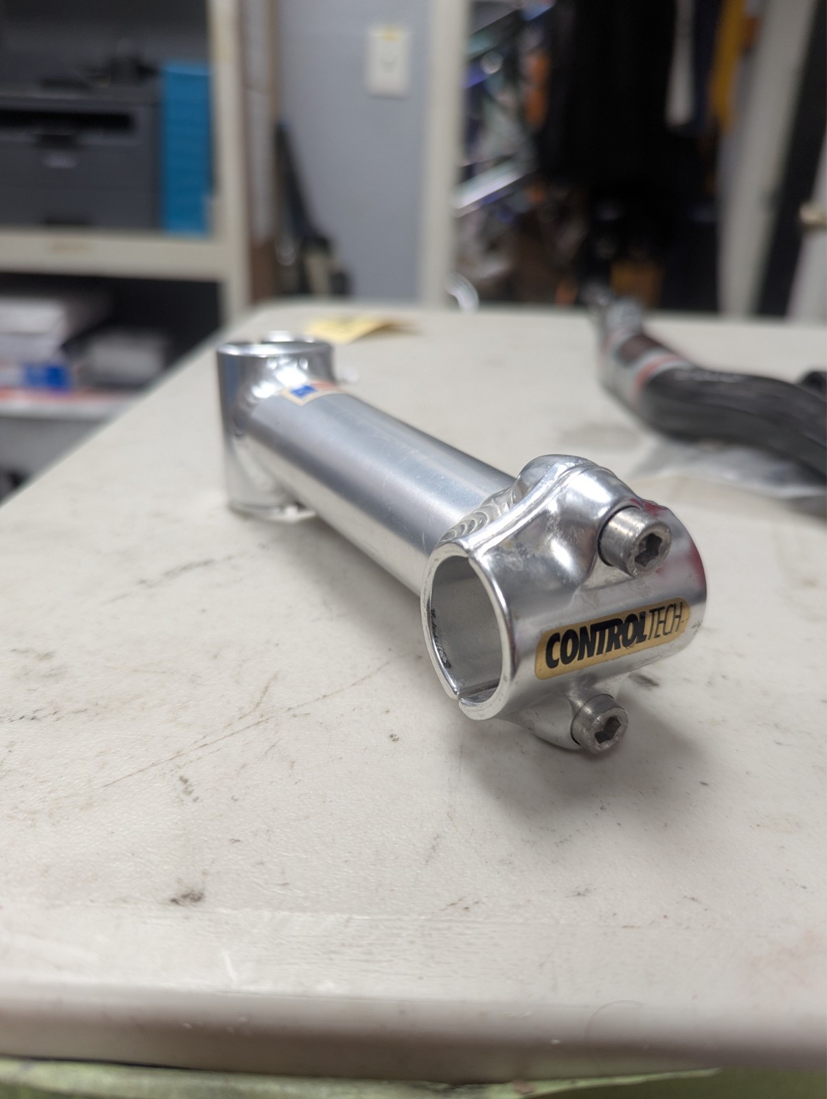 CONTROLTECH Stem 135mm Silver Bicycle Parts USA 1 1/8 w/Shim for 1in
