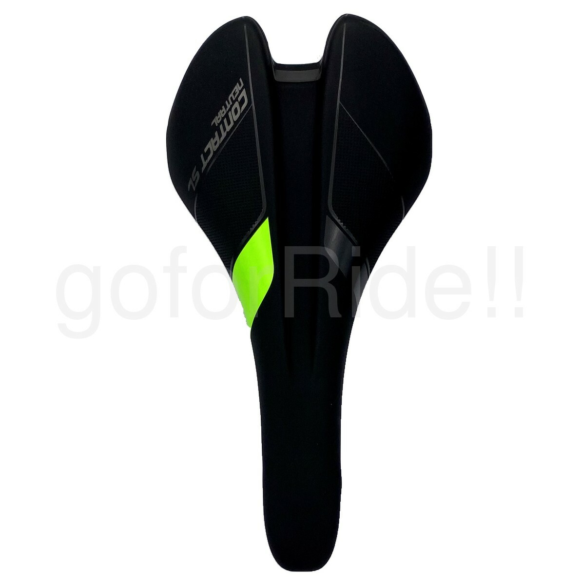 Giantt Contact SL 273 x 137 mm 220g Neutral Road Bike Saddle Black/Green