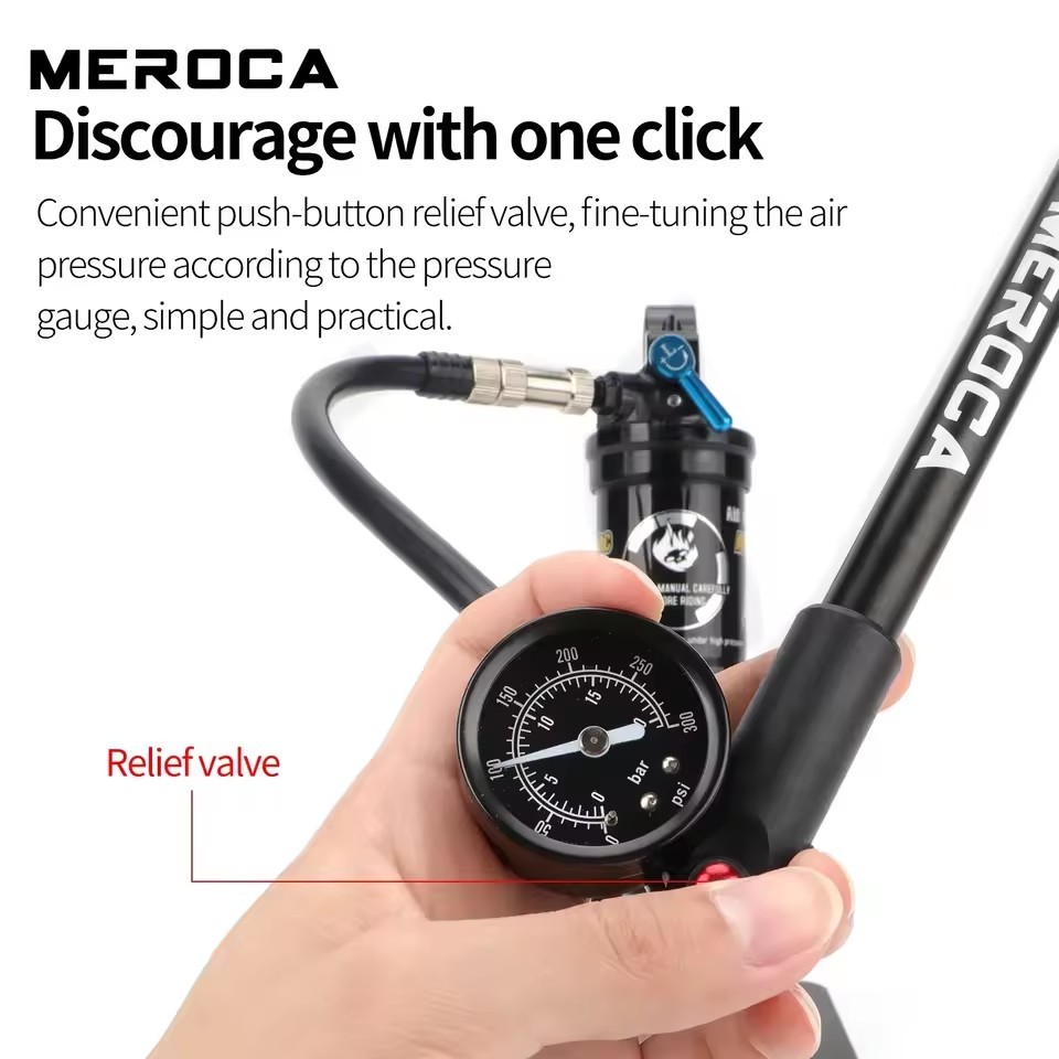 DNM AO-39RC MTB Bike Rear Shock Absorber 165/190/200mm Air Suspension Bike Pump