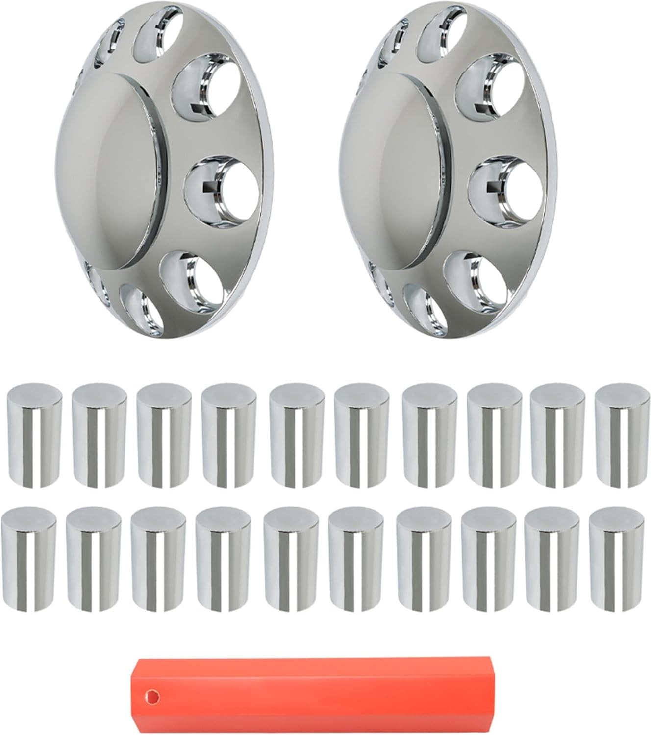 33mm Front Axle Wheel Cover Hub Cap Replacement for Lug Nuts – 2 Pack