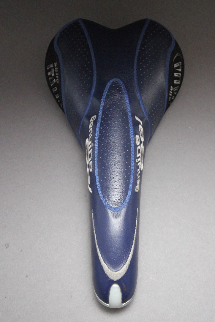 Selle Italia Turbo Matic 3 Genuine Gel Saddle / Blue / 2000 / gios pinarello