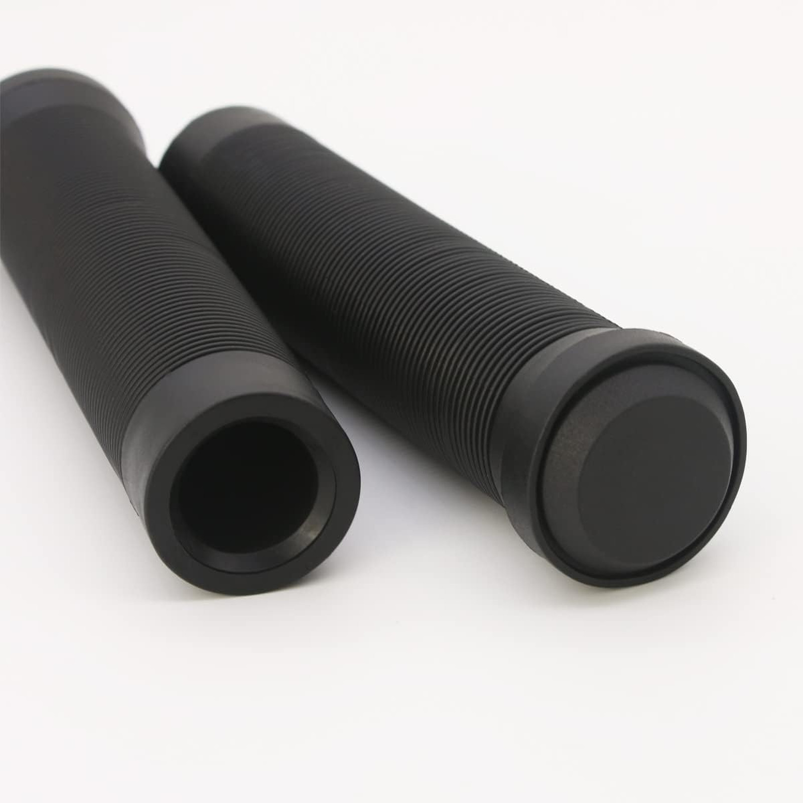 Bike Handlebar Grips, Rubber Cycling Grips, 145mm, Non Slip, for BMX Scooter