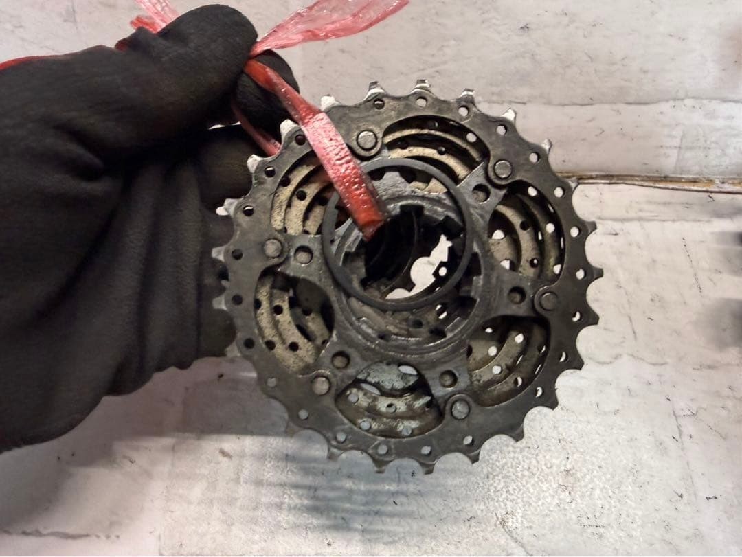 Shimano Ultegra 6700 10s Silver Groupset FC 165mm 52B ST FD RD BR CS Used