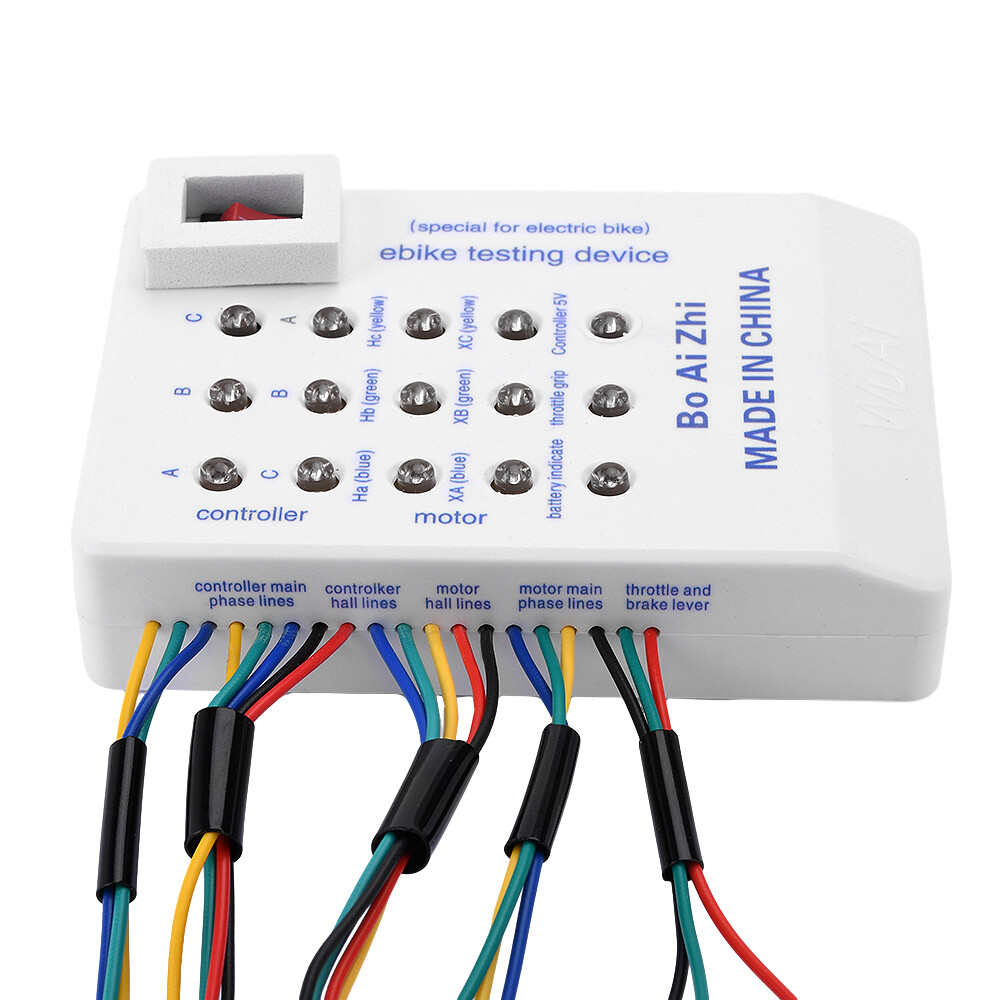 Brushless Motor Tester Ebike Testing Device Electric Hall Tester Detector 24-72V