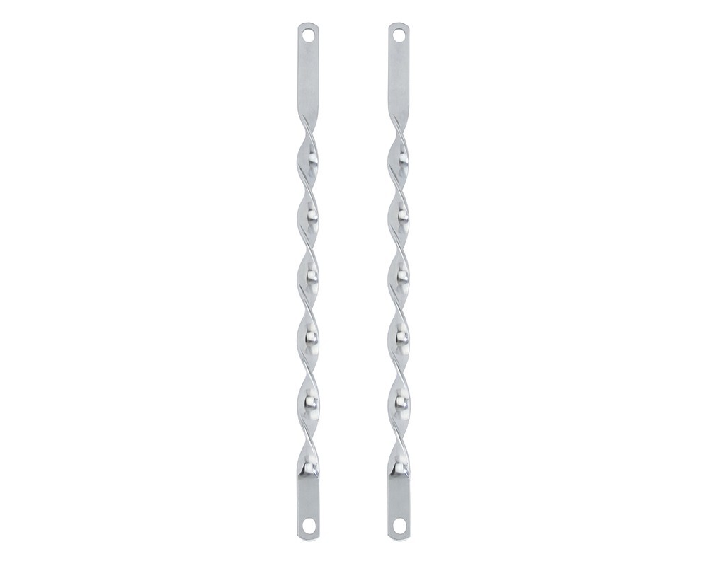 Lowrider 20″ Flat Twisted Truss Springer Fork Bars Chrome Bicycle Fork Struts.