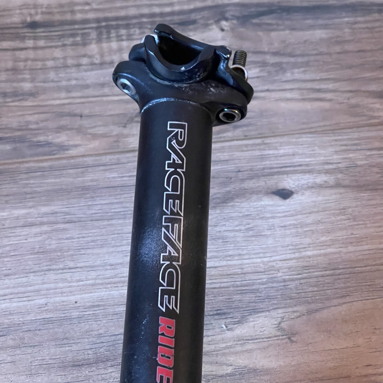 Race Face Ride Black Aluminum Mountain Bike Seatpost 30.9 340mm Zero Setback