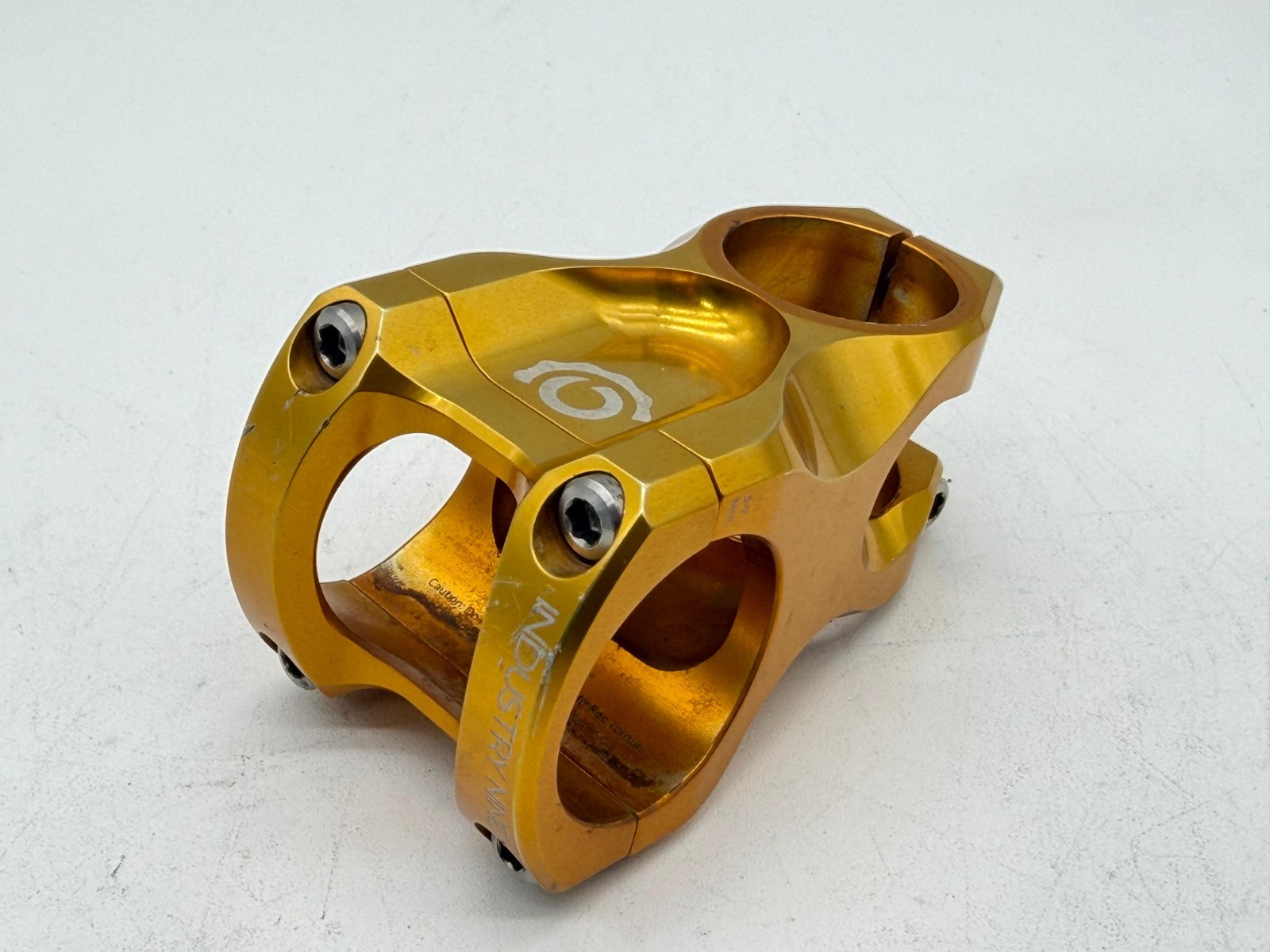 Industry Nine A35 MTB Mountain Bike Bicycle Stem Gold +/- 7 degree 35.0 x 50mm
