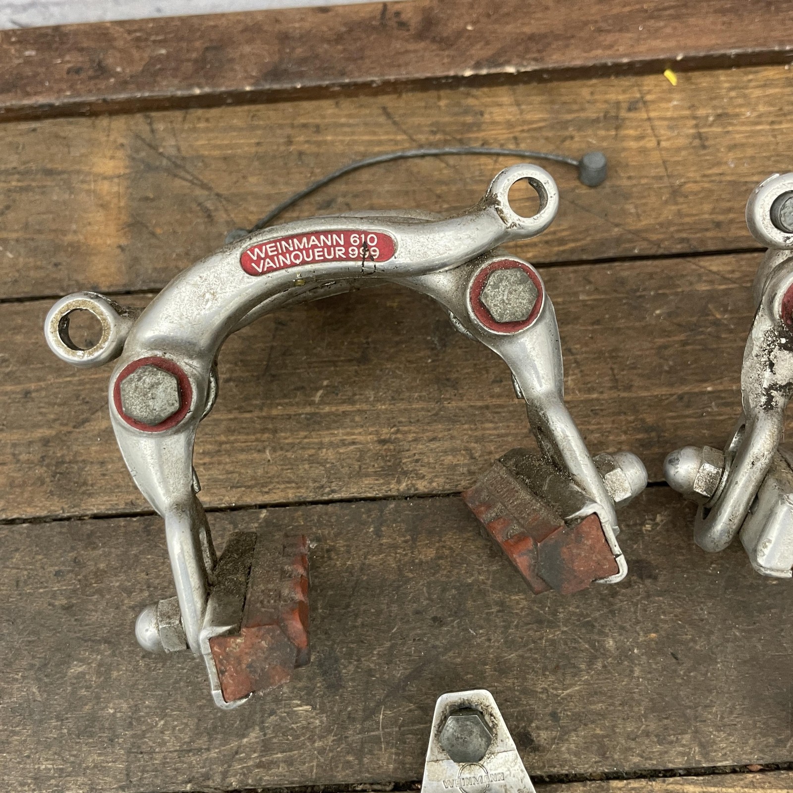Vintage Weinmann Vainqueur 999 610 Center Pull Brake Calipers Set Pair Road Bike