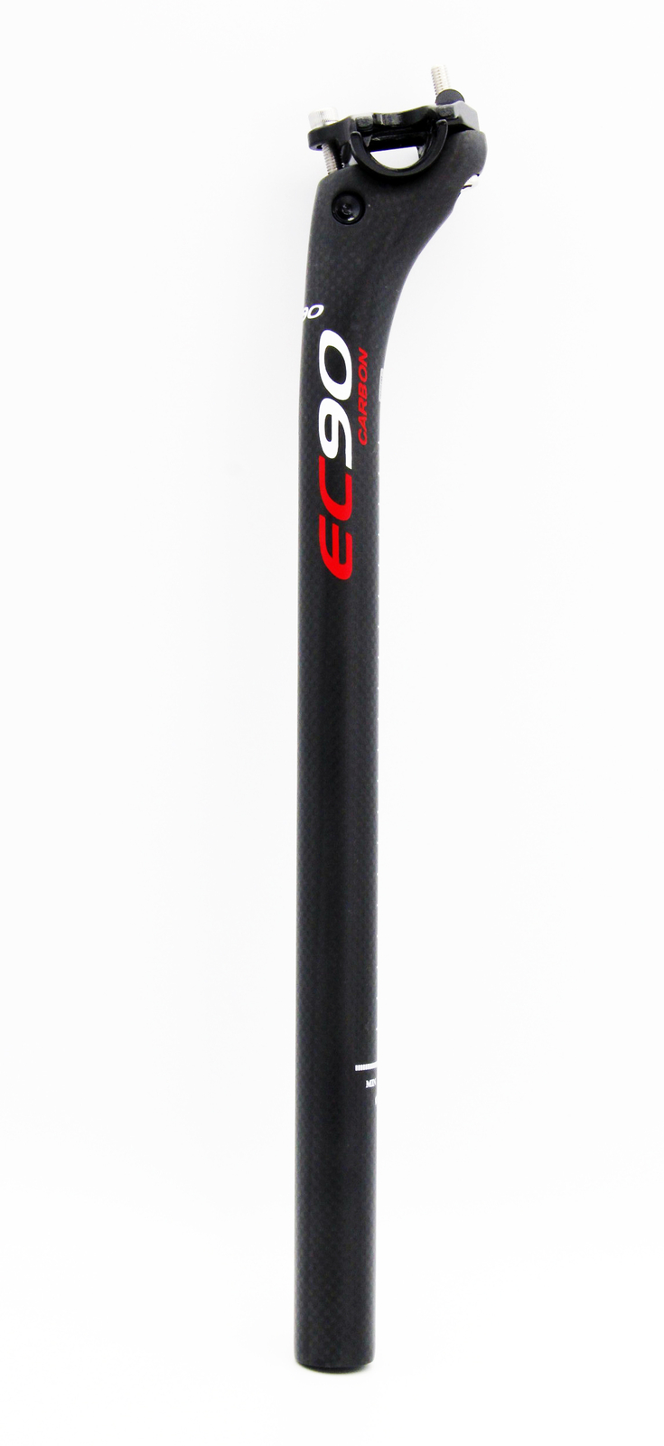 EC90 Full Carbon Fiber Bike Seatpost 27.2mm 350 / 400mm 25mm Offset Road MTB