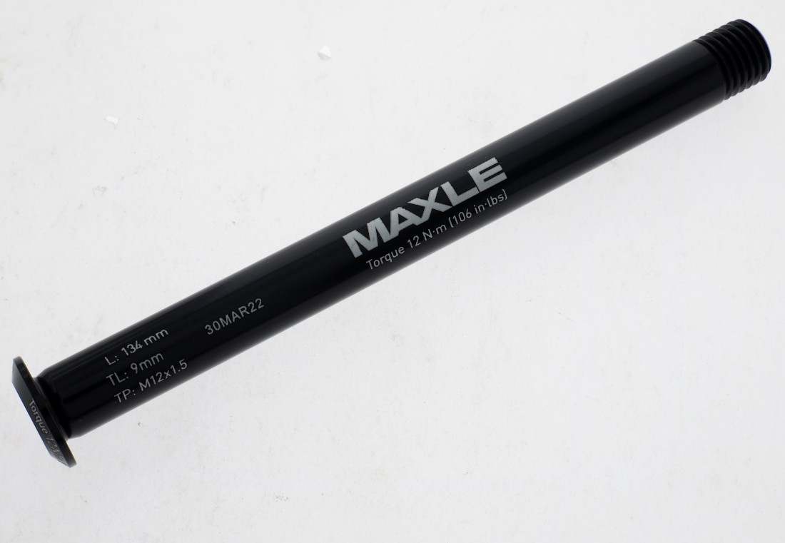 RockShox Maxle Stealth MTB Front Axle 12x100mm, L:134mm/TL:9mm, TP:M12x1.5