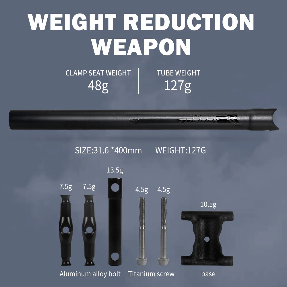 Carbon Mtb Bike Retractable Seatpost Offset 0mm 27.2/30.8/31.6mm Bicycle Seat