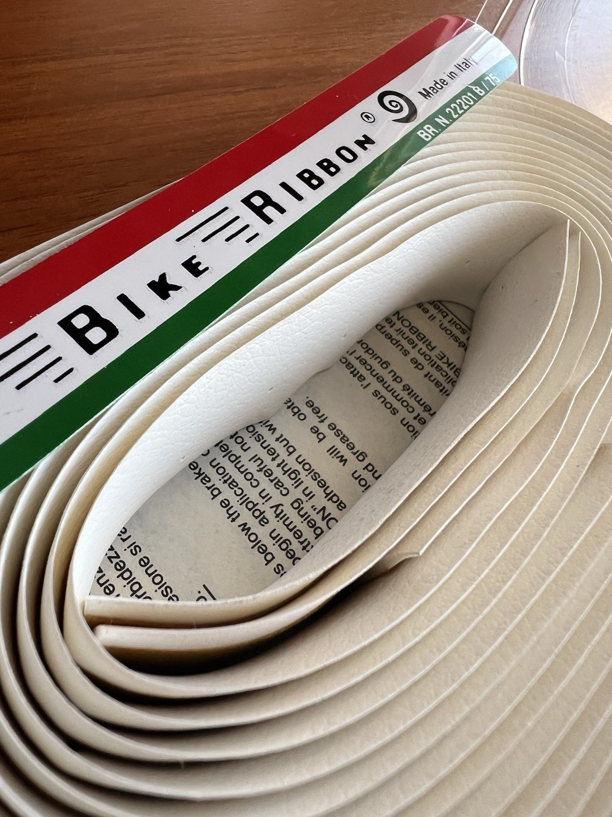 NEW/NOS Vintage Ambrosio Bike Ribbon Handlebar Tape – White