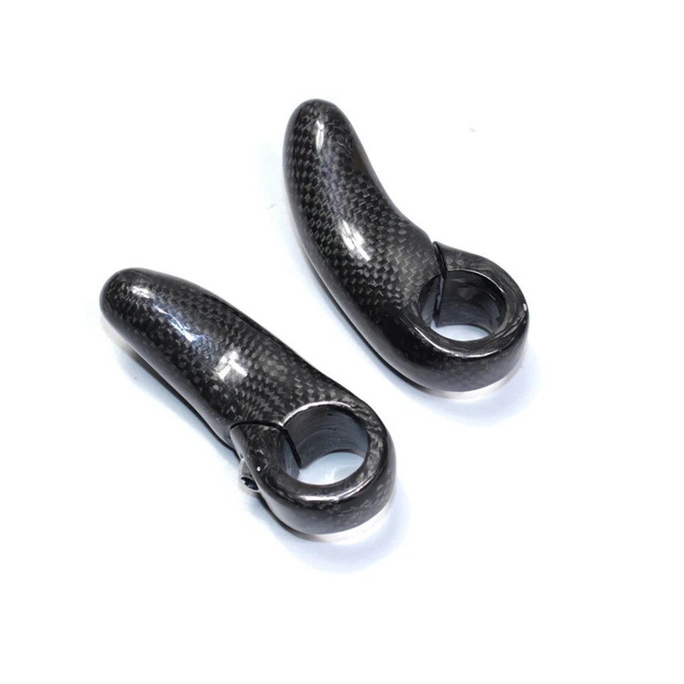 Lightweight Carbon Fiber Bar End Plugs 22.2mm for MTB Road Bicycles Handlebar