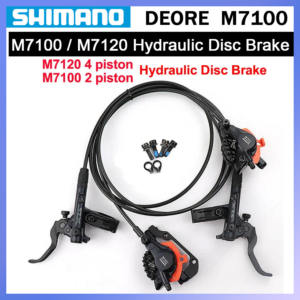 Shimano SLX M7120 M7100 Hydraulic Disc Brake Set Resin/Resin lec/Metal lec Pads