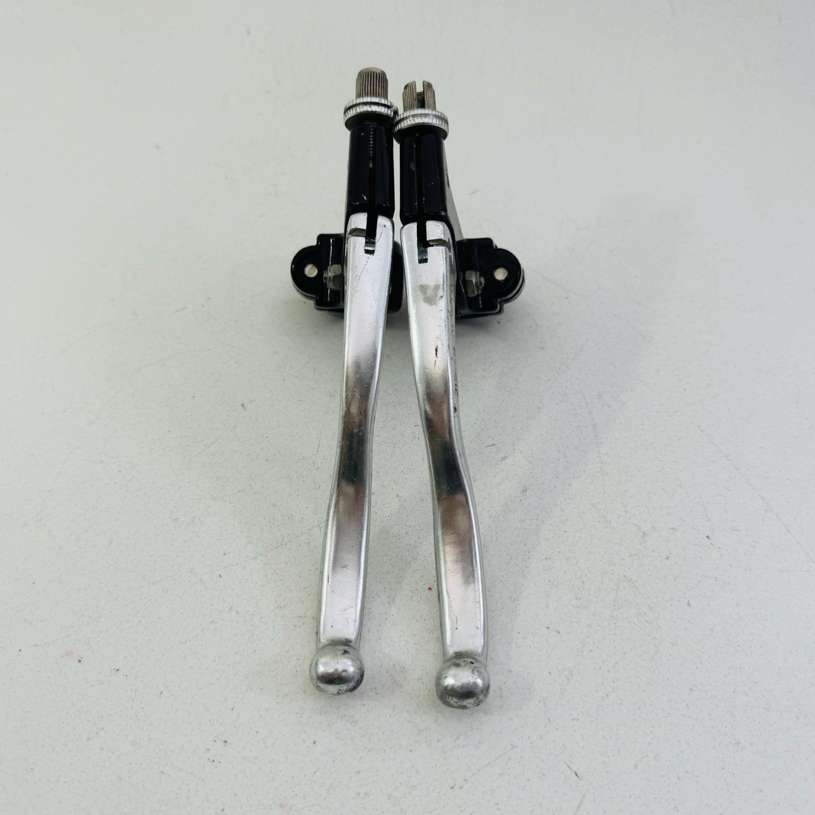 Vintage Chang Star Brake Levers Pair 22.2mm 4-Finger Black BMX Cruiser A40