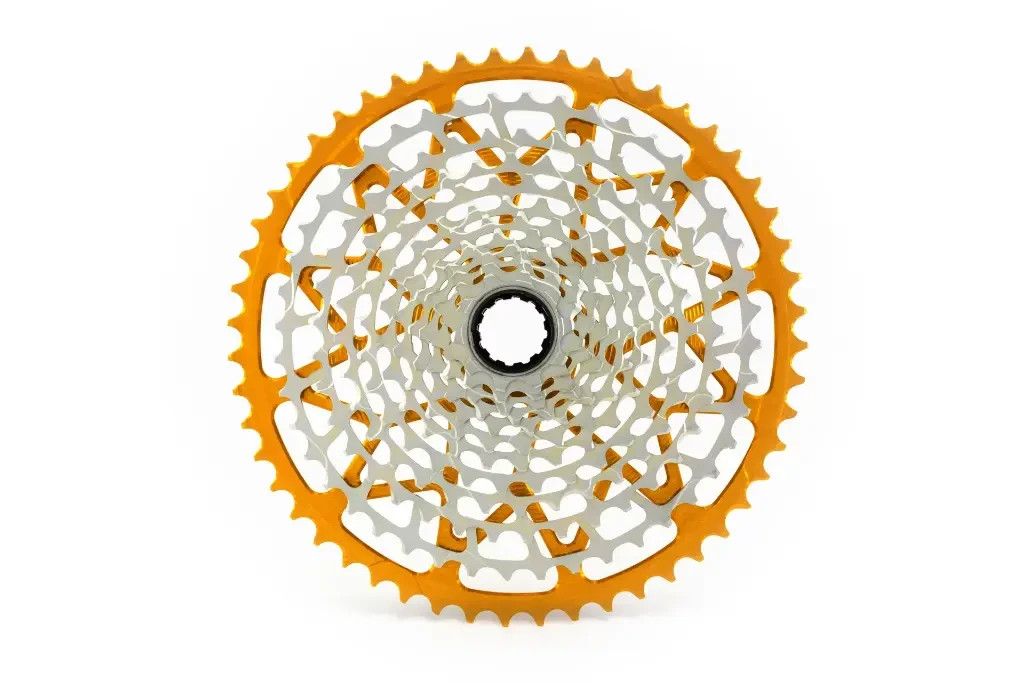 NEW! Garbaruk Wide-Range 12-Speed GEN 2.0 Cassette, SRAM XD/XDR, 10-50T, ORANGE