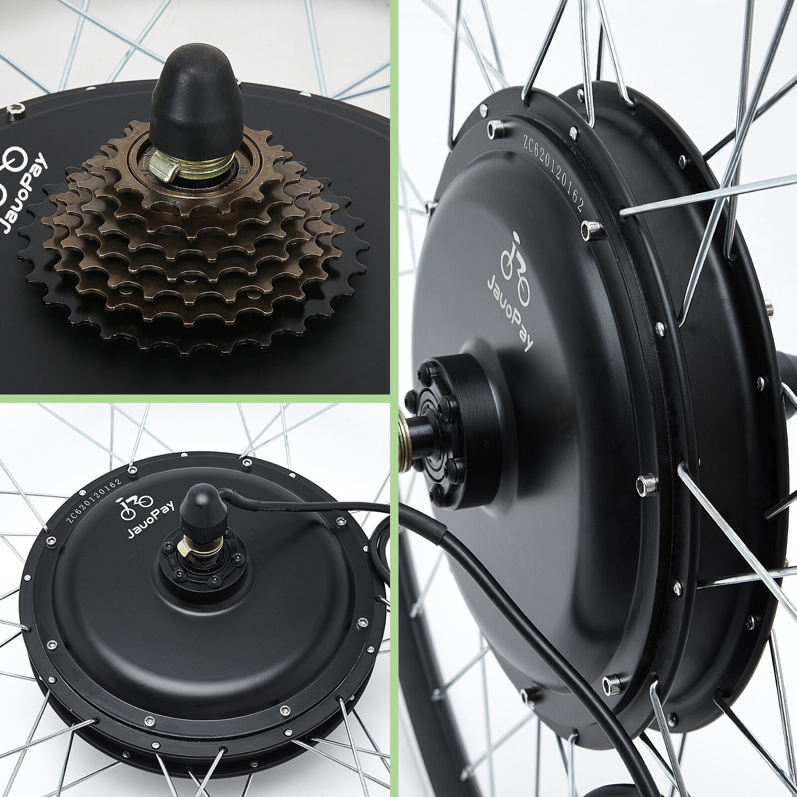 29″ 48V Electric Bicycle Rear Hub Motor Wheel Conversion Kit Rear Wheel 1000W