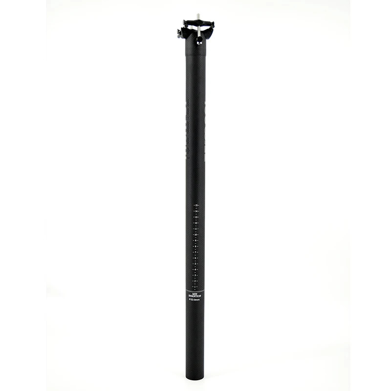 Folded Bike Seatpost Full Carbon Fibre Integrated Seat Post 31.8/33.9/34.9*580mm