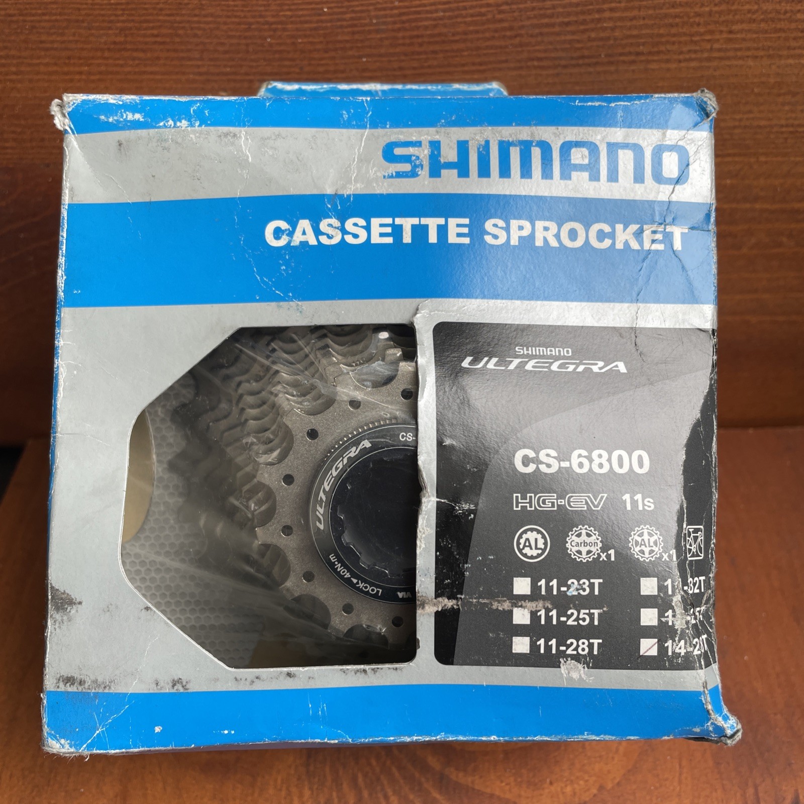 New SHIMANO Ultegra CS-6800 HG-EV 11-Speed ROAD Cassette 14-28t US Jr’s JAPAN