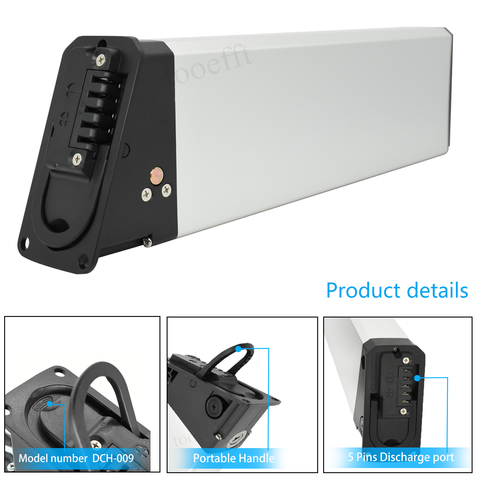 tooefft 48V 17.5Ah Electric Bike Lithium ion Batteries for MATE X LANKELEISI