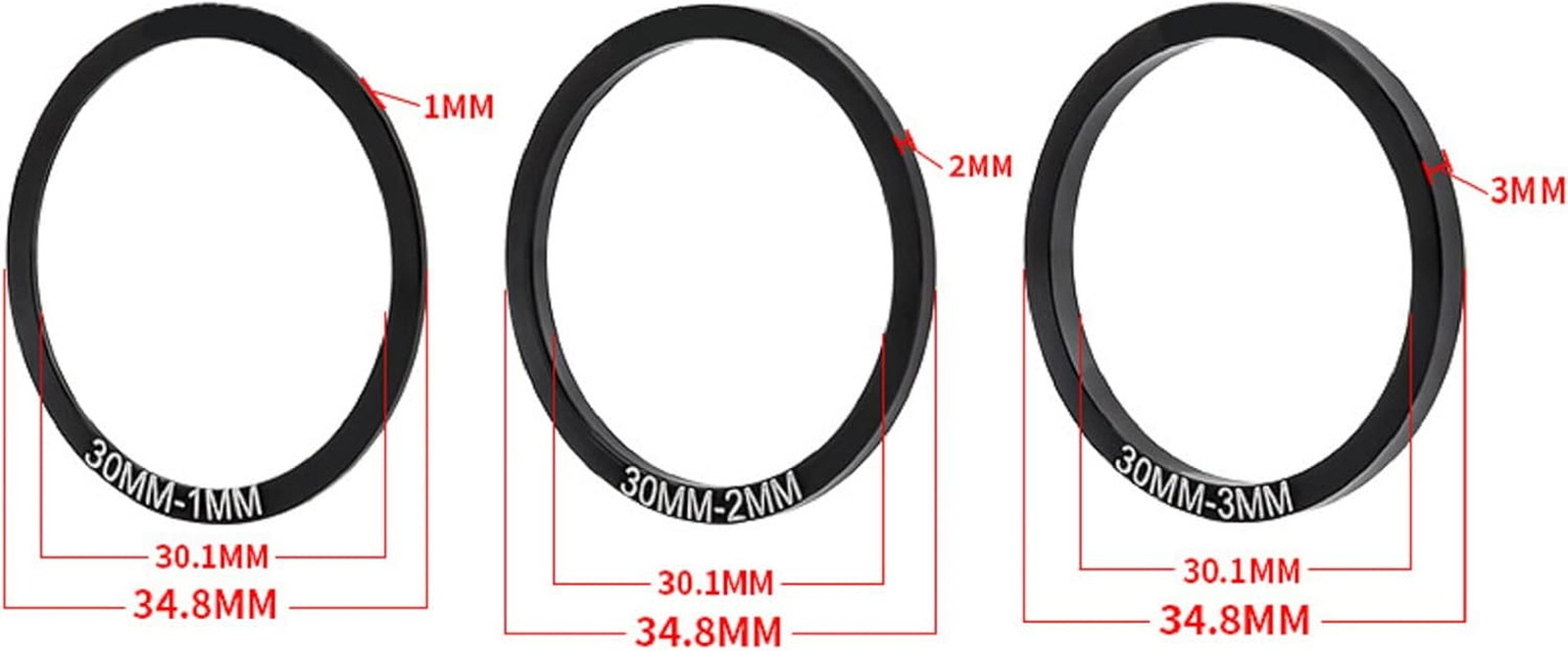 5 Pieces Bike Bottom Bracket Gasket Crank Washer Aluminum Alloy Bicycle Flywheel