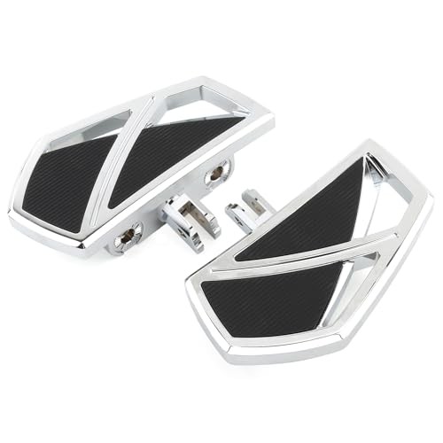 Motorcycle Floorboards Phantom Front Foot Pegs Footrest for Harley Chrome