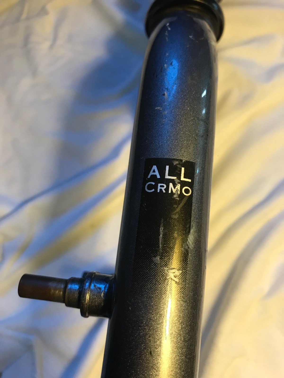 Threaded 1-1/8” quill MTB Fork rigid cromoly steel