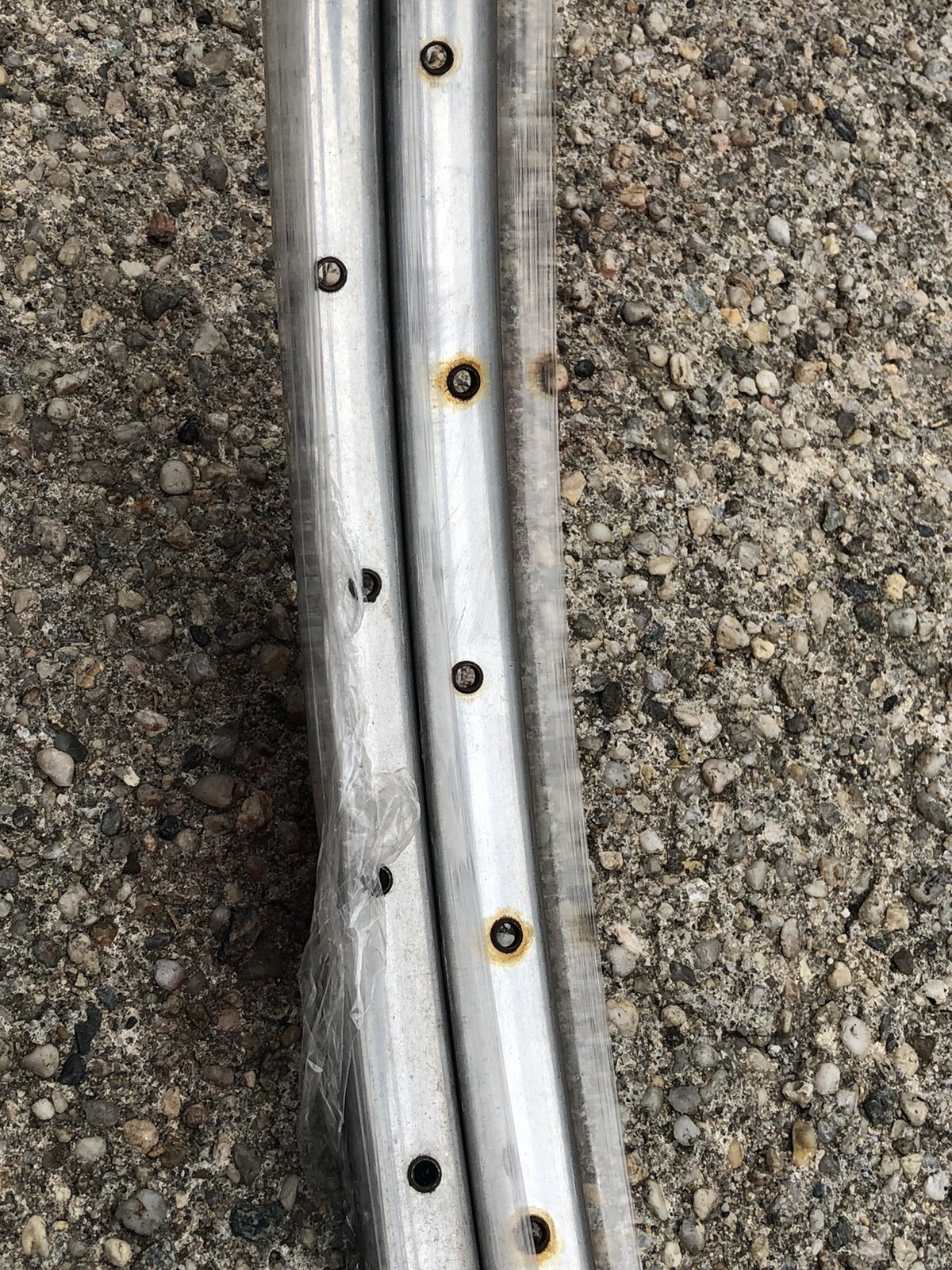 Super Light Edoardo Bianchi Set Tubular 36 Hole 700C Rims Vintage NOS