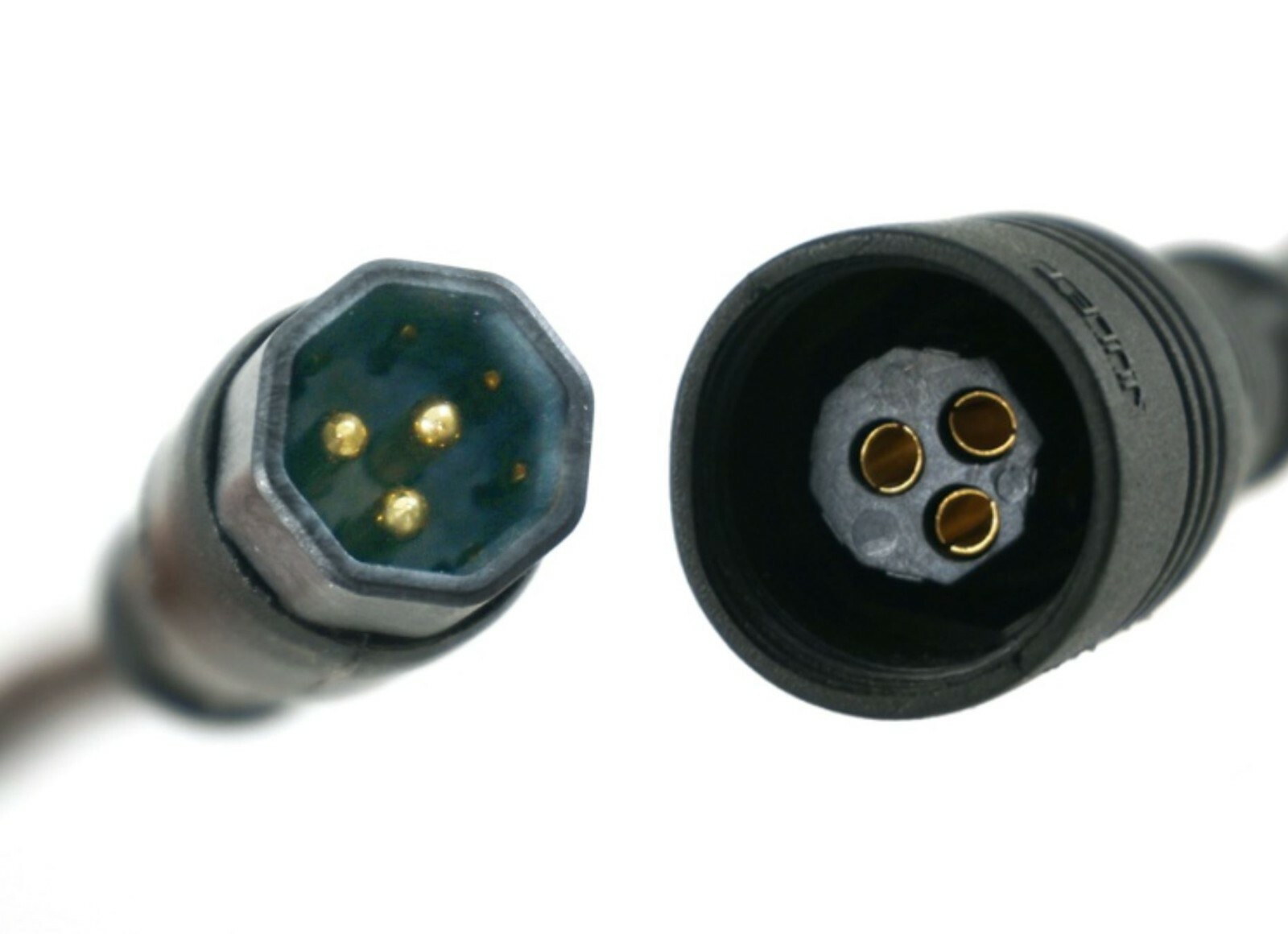 E-Bike Motor Extension Cable Waterproof 9 Pin 250W – 1kW Julet 60cm 2ft, 130cm