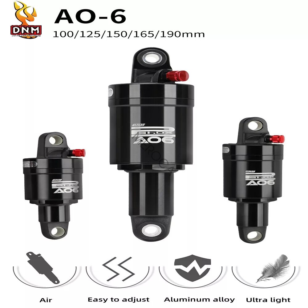 DNM Air Shock Suspension Folding Bike Bicycle Scooter Rear Shock 100/165m