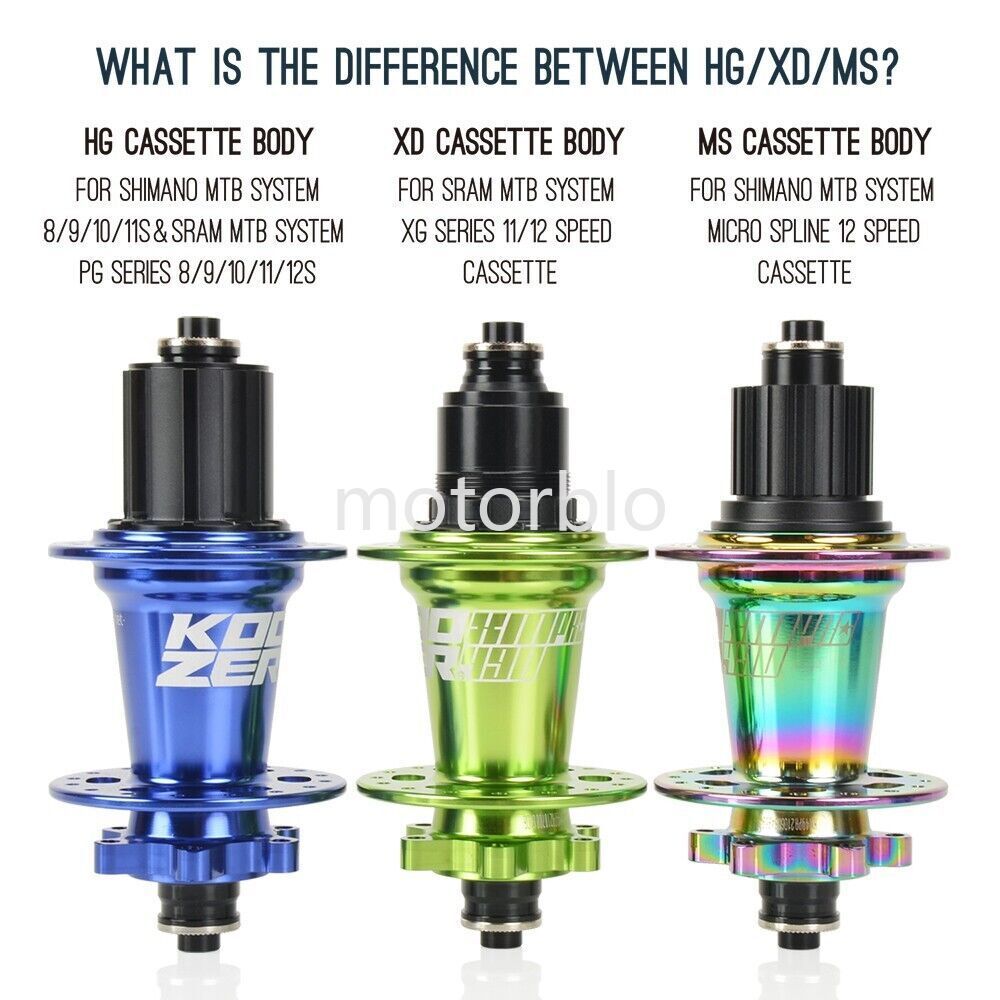 KOOZER XM460 Boost MTB Rear Hub 32H 10x141mm QR Disc Brake HG for SHIMANO 8-11S