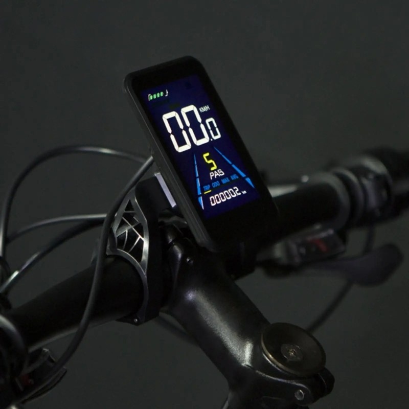Modern Electric Bike Display Conversion Modules Turn Signal Alerts Speed Warning