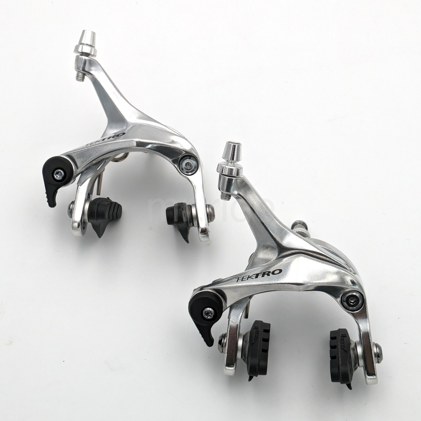 TEKTRO R313 Dual Pivot Caliper Brake Set 39-52mm,Front+Rear for 28C Tire, Silver
