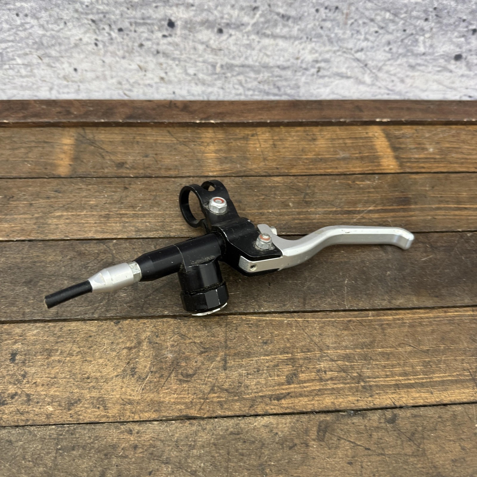 Vintage Hope Hydraulic Rim Brake Lever Black Silver 2-Finger TPA Dial Trials Par
