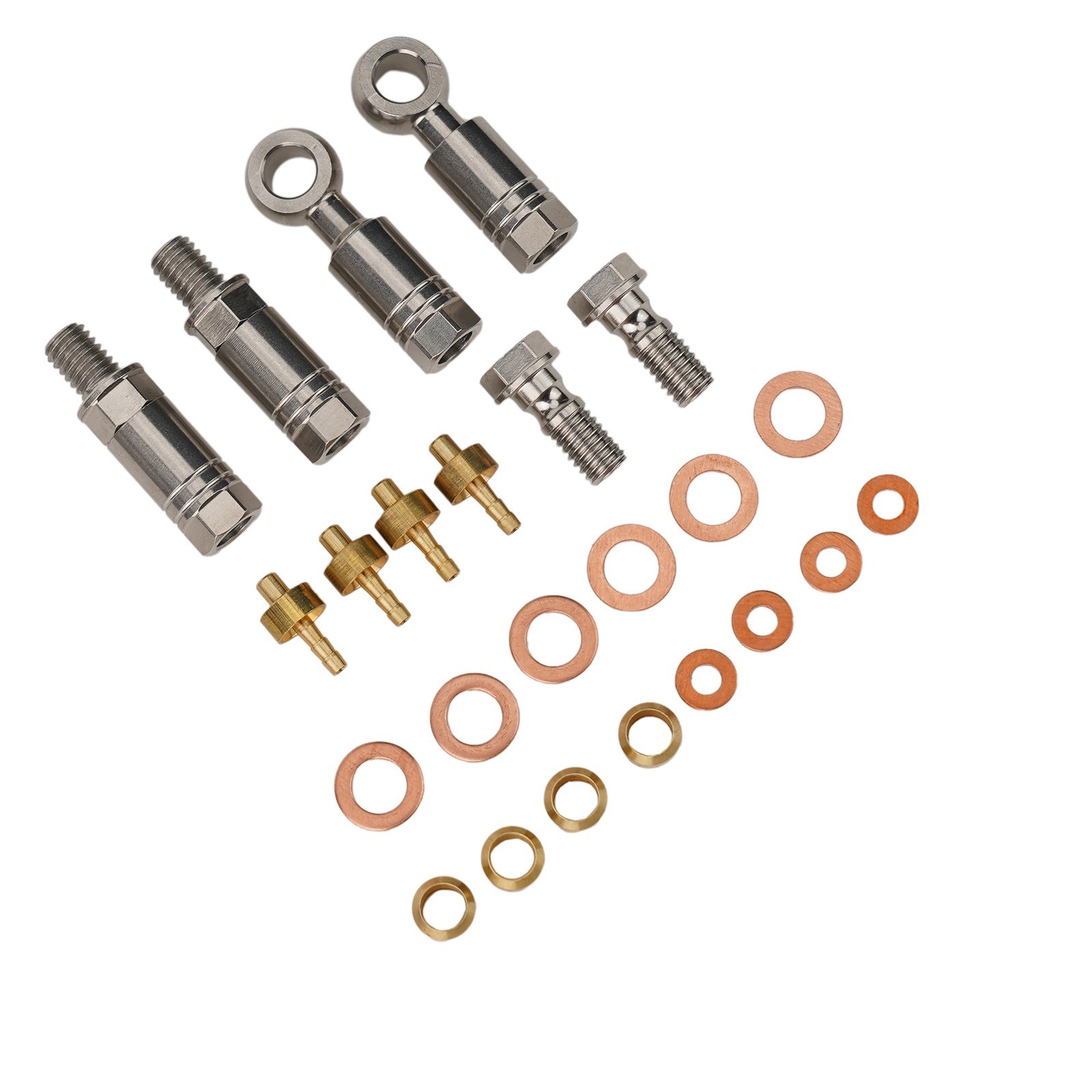 ABS + Metal Disc Brake Hose Connector Kit For Hope Line,Tube Length 2.5m Kit