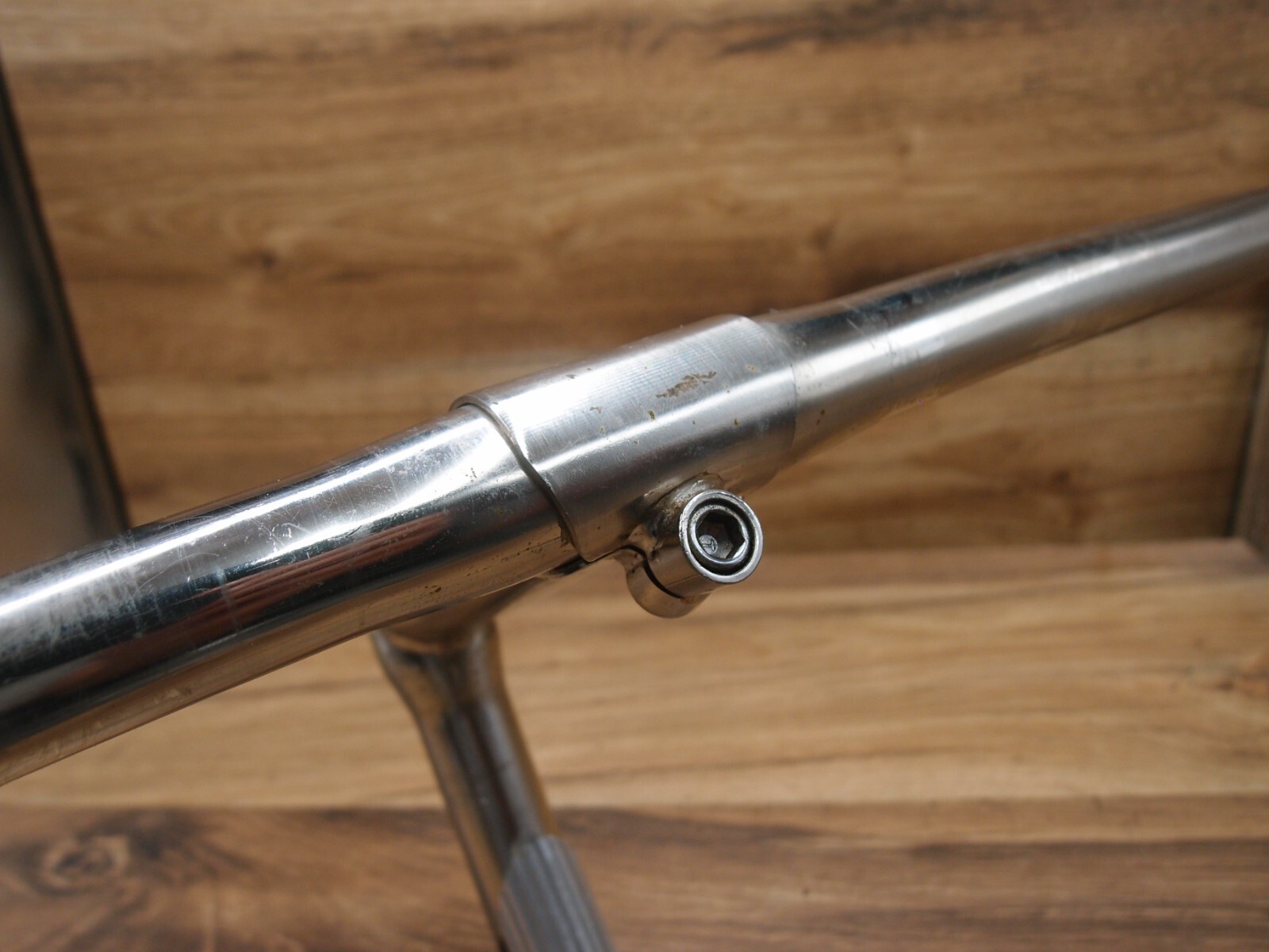 1990’s flat handlebar WH steel +steel CRMO quill stem 25.4 mm