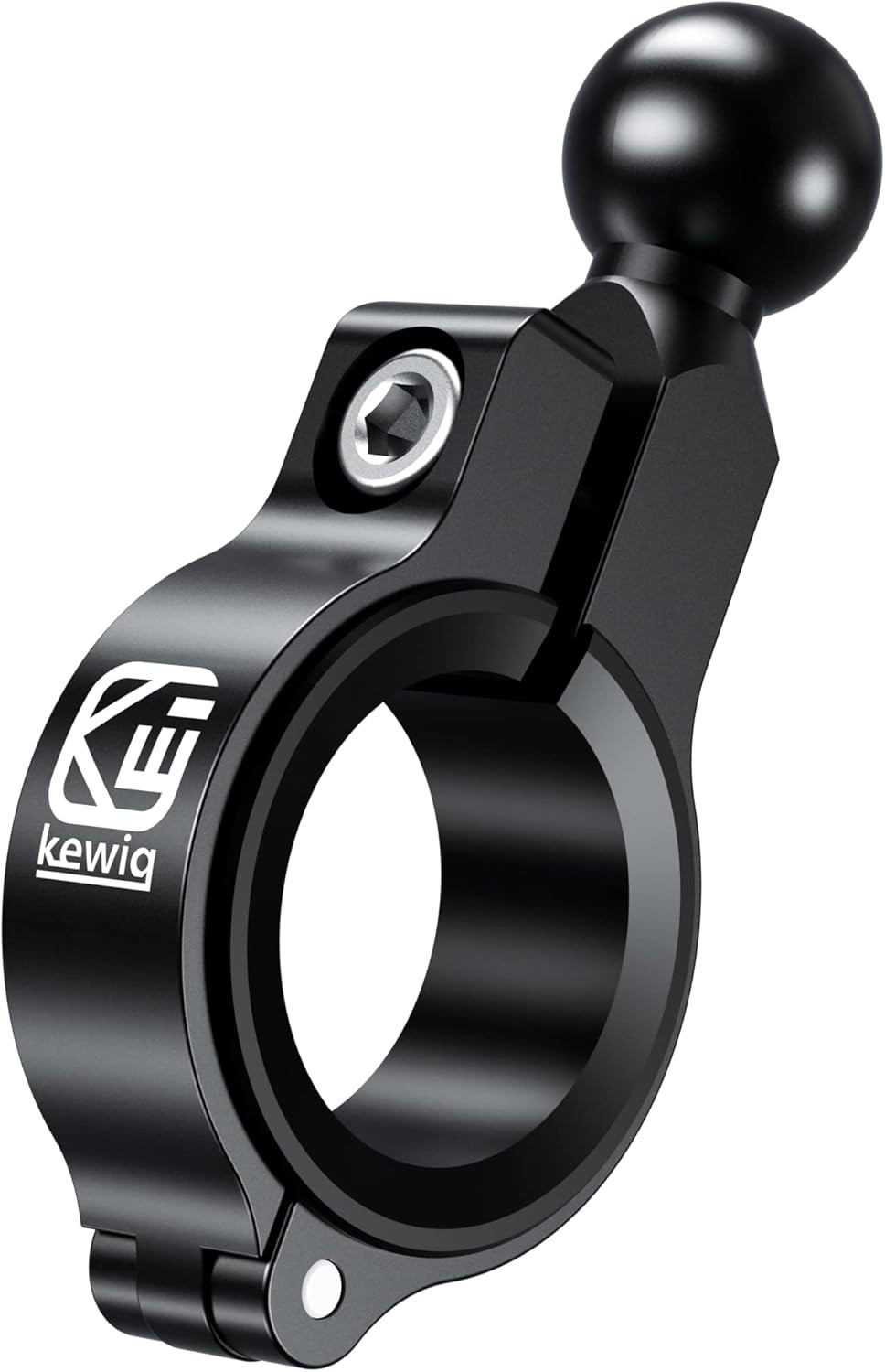 Aluminum Alloy Mount Base with 0.67» TPU Ball | for Handlebar Round