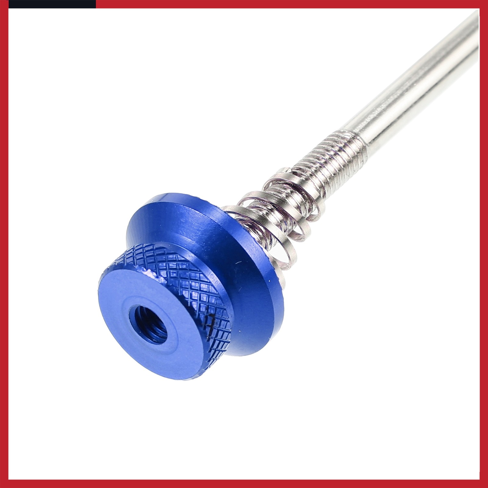 1Pair Front Rear Bicycle Skewers Quick Release Axles Skewers M5 x 0.8 Blue