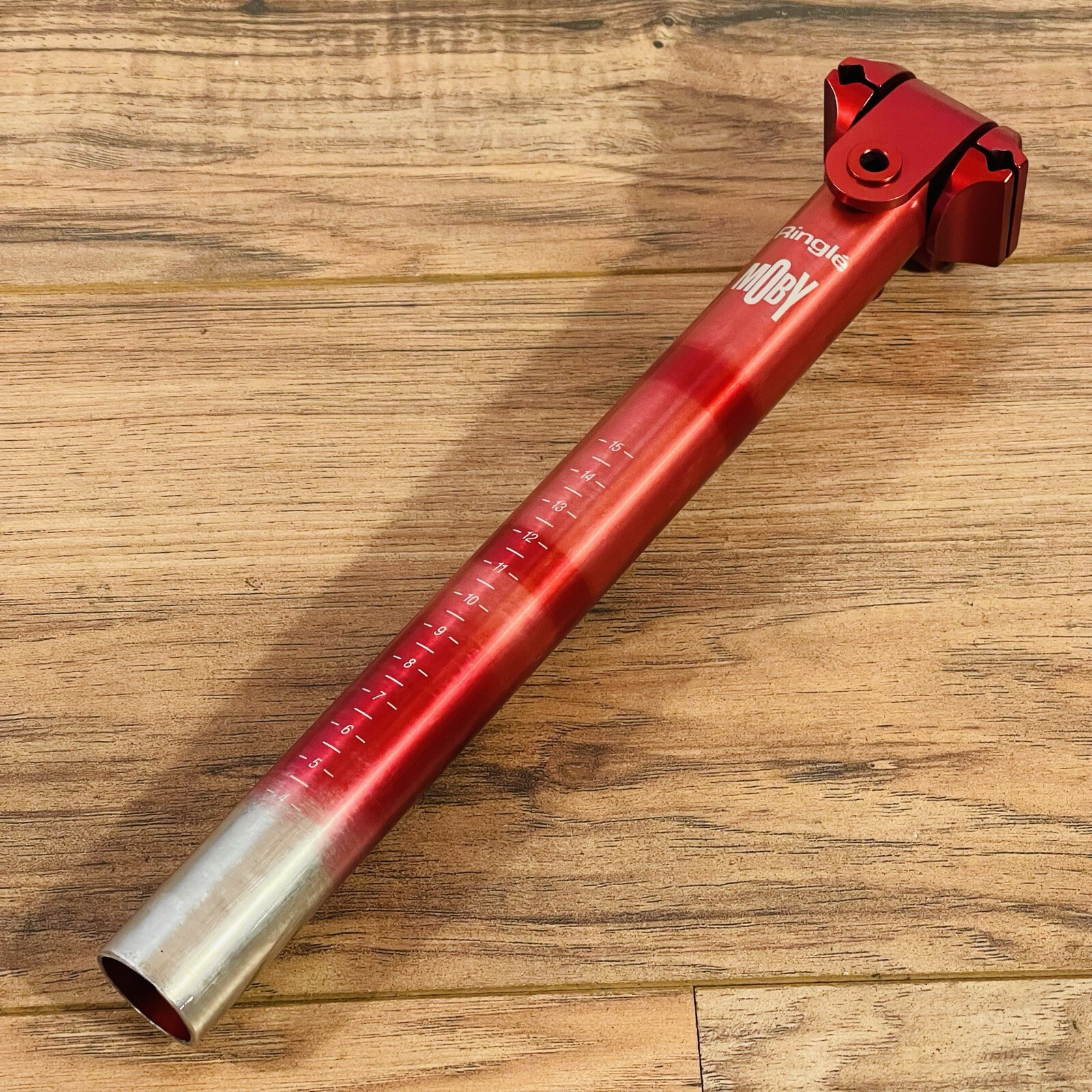 Vintage Ringle Moby Seatpost 27.2 330 Red Faded