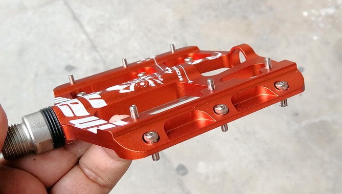 Road MTB Folding Bike Bicycle Pedal CNC Aluminum 3 Bearings 9/16″ Flat Pedals