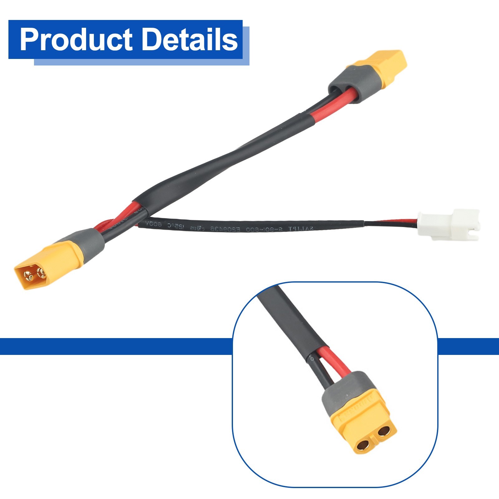 Light Set Cable Connection Line for XT60 power Cable For E-bike Electric bicycle