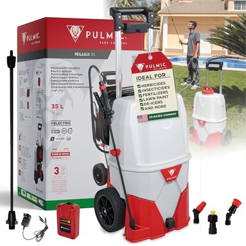 PULMIC Electric Sprayer Pegasus 35. 9.25-Gallon Cart 9 Gal Cart Sprayer