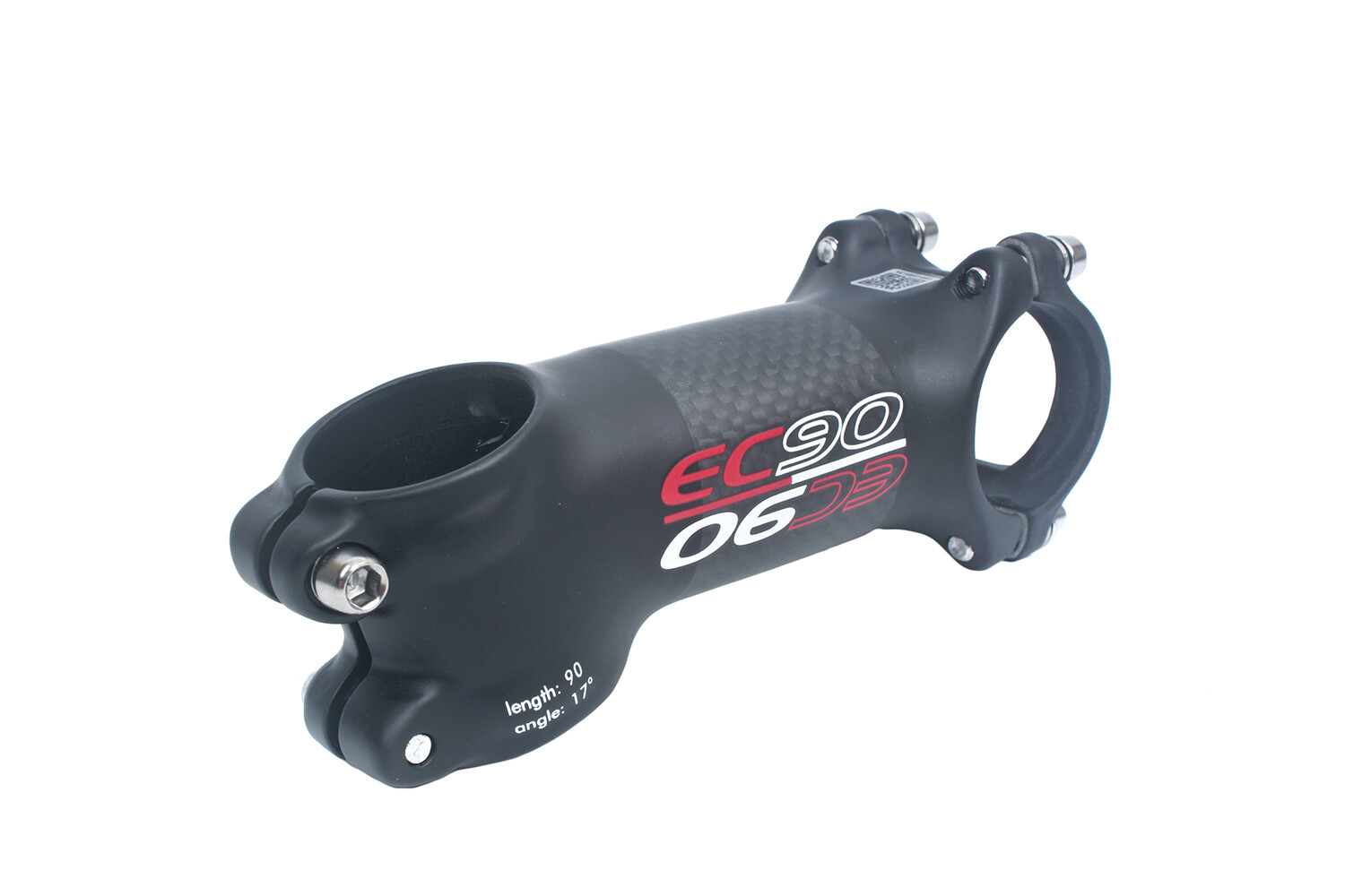 EC90 Road MTB 29ER eBike Bicycle Carbon-Coated Stem 17D 17-Degree 31.8MM 90MM