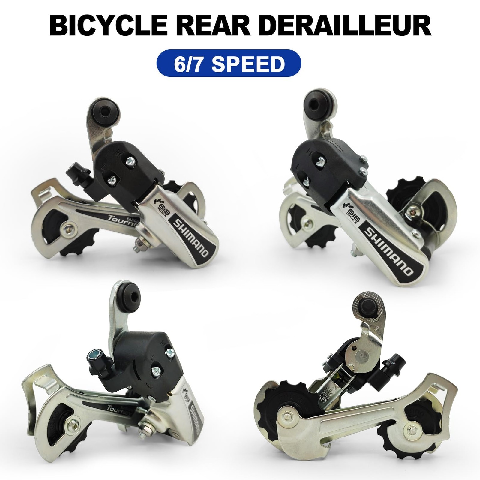 RD-TY21B 6/7 Speed Rear Derailleur – Direct Mount for Mountain Bikes, Tricycl…