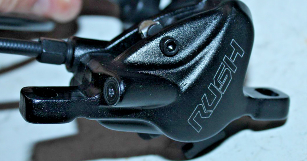 Rush CStar Hydraulic Disc Brake Caliper Lever Set Black 74mm Post Mount Road MTB