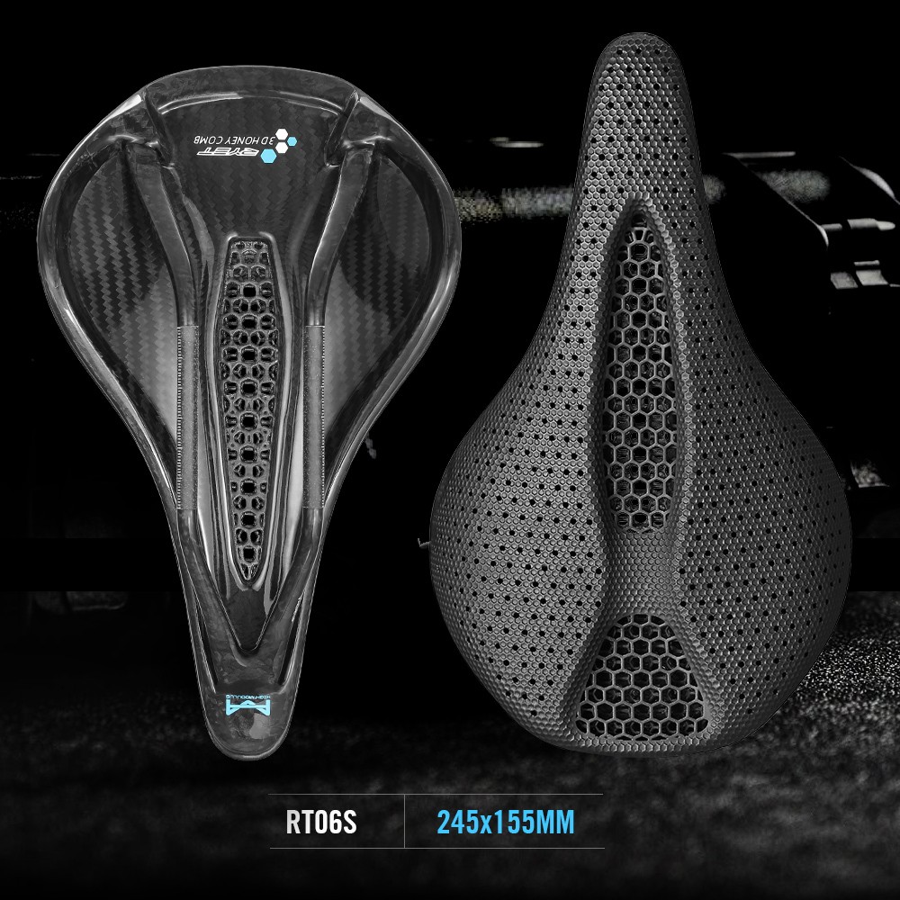 Ultralight RYET Carbon 3D Saddle 190g 145/155mm 7×9 Rails for Road MTB Gravel