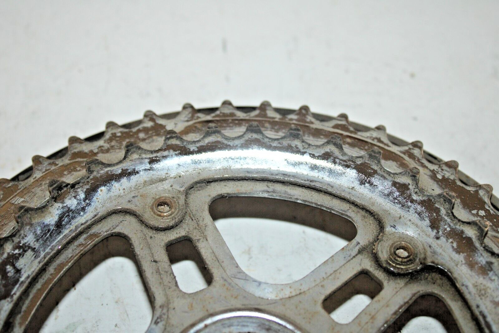 Vintatge Drive Crank Arm Silver 170mm 48/40T BCD112 Steel Touring USA Shipper